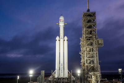 запуск Falcon Heavy