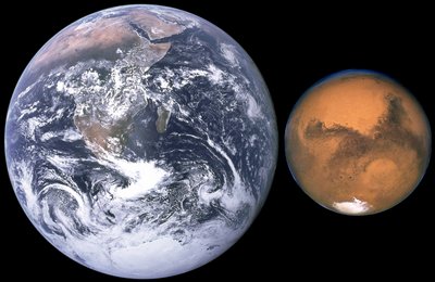 земля и марс