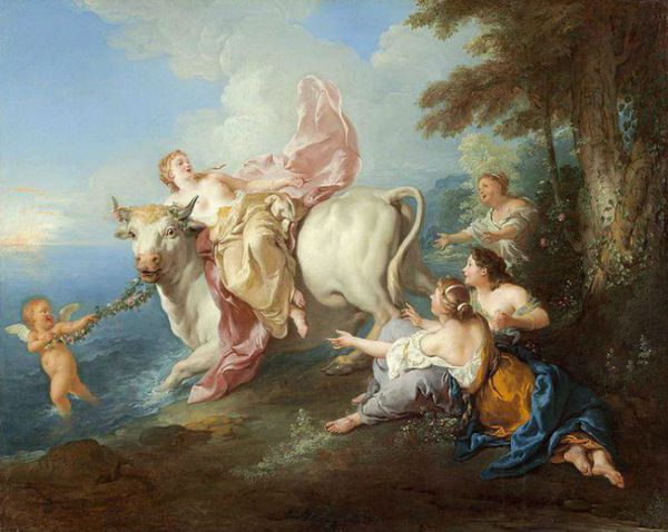 The abduction of Europe by Zeus