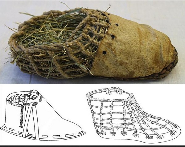 обувь первобытного человека