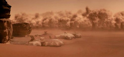 Бури на Марсе