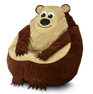 детское кресло мешок медведь